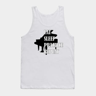 Eat Sleep Practice Repeat: Piano Tank Top